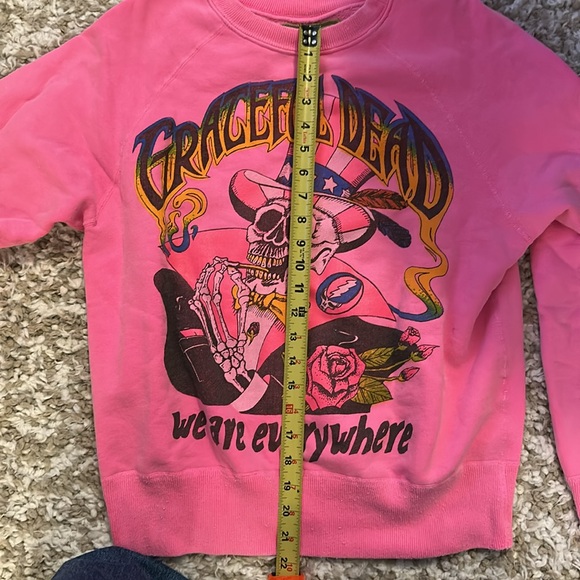 RARE MadeWorn neon pink Grateful Dead Crewneck - Picture 9 of 12